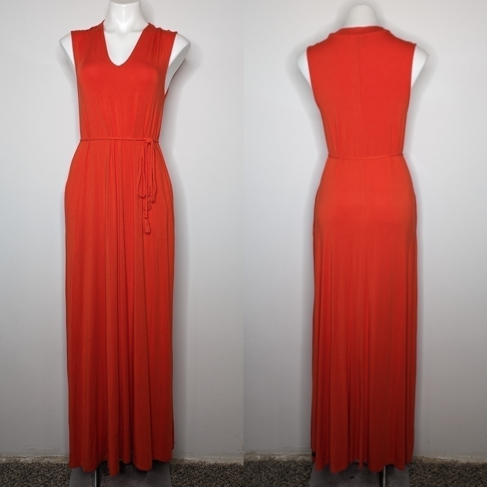 Matilda Jane orange In The Breeze sleeveless maxi dress XS